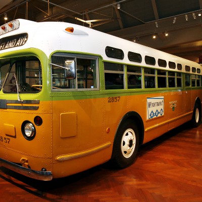 Henry Ford Museum inside Rosa Parks Bus